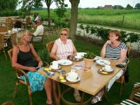 im Garten des Landcafés Gietmann